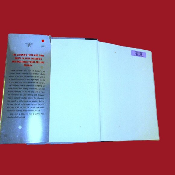 NWT(Book)The Girl Who Kicked The Hornet's Nest novel by Stieg Larsson, author of - Picture 3 of 7